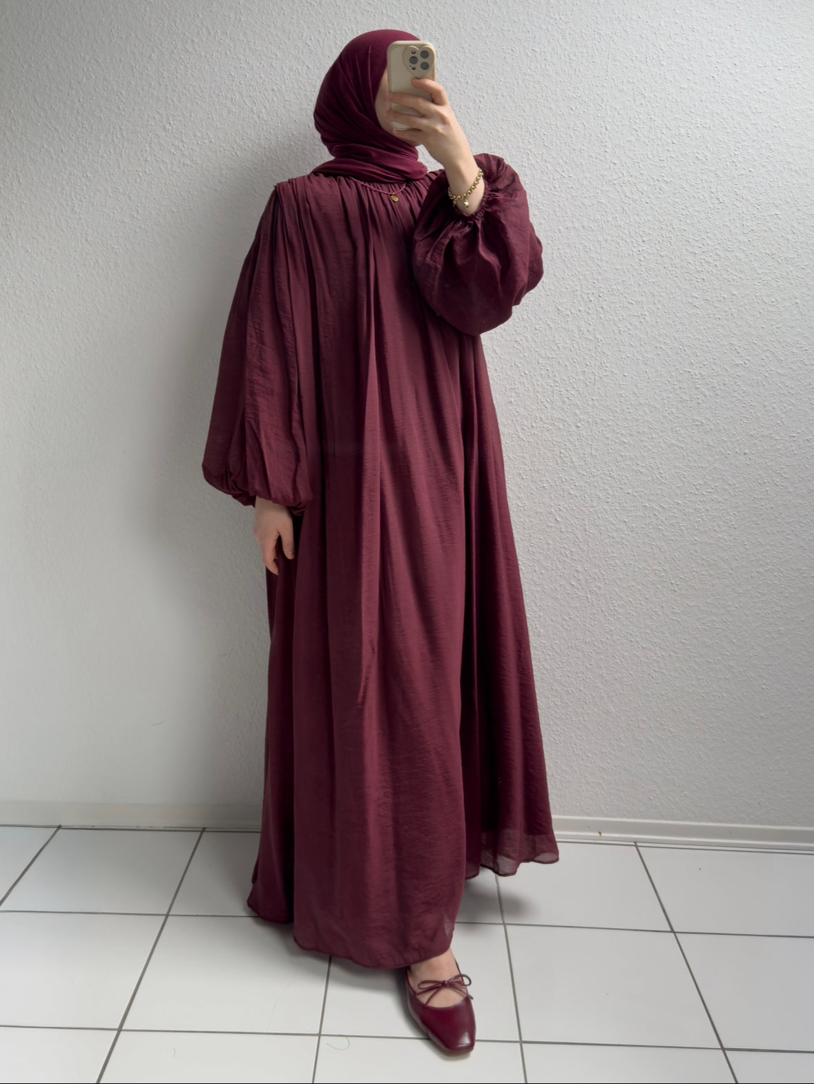 Lumière Kleid - Bordeaux