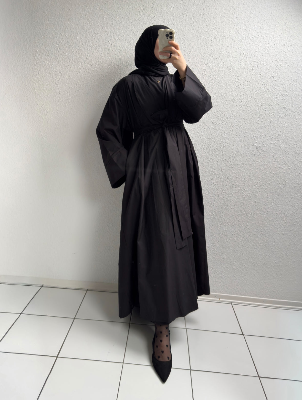 Cotton Abaya - Schwarz
