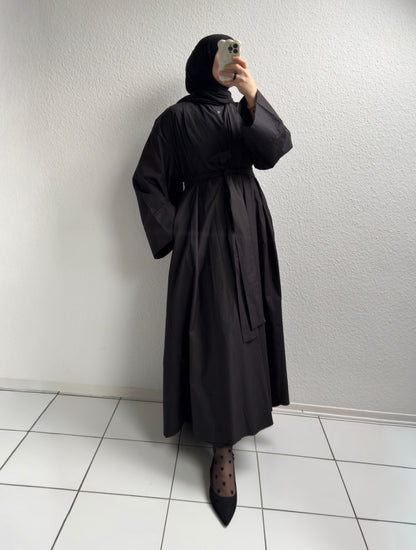 Cotton Abaya - Schwarz