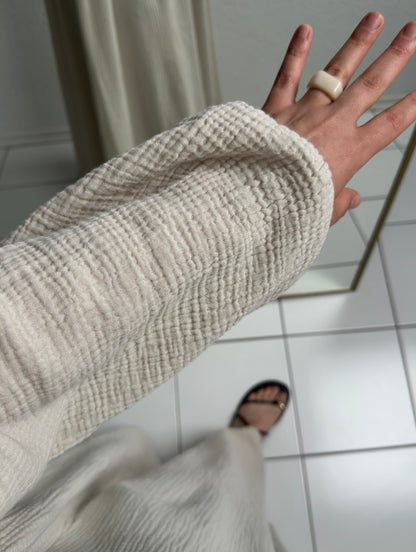 Musselin Alora Abaya - Beige