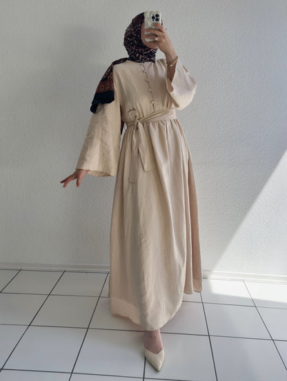 Bohème Kleid - Beige