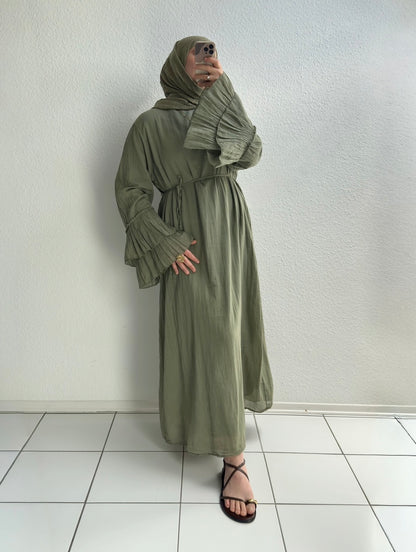 Cotton Rosalie Kleid - Grün