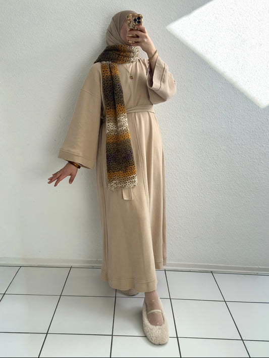 Mova Basic Kleid - Beige