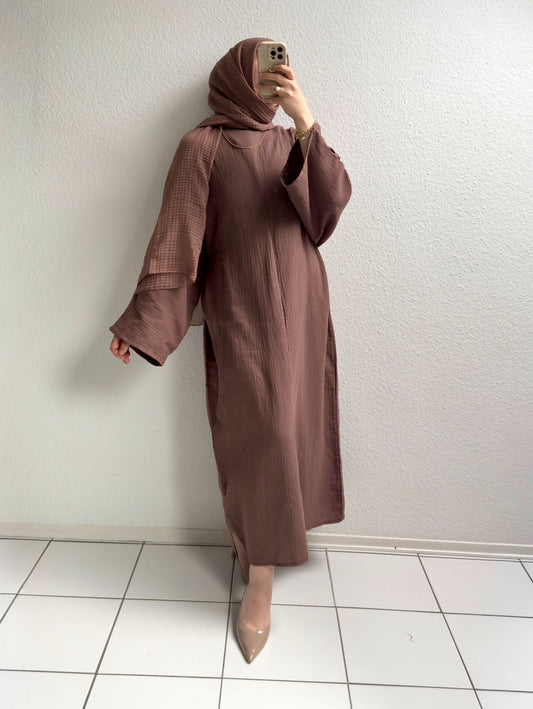 Musselin Bindekleid