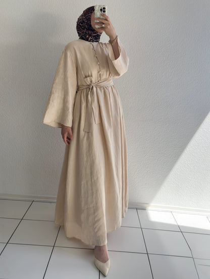 Bohème Kleid - Beige