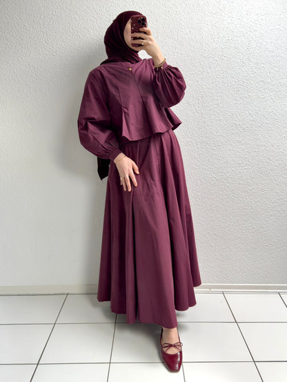 Rosaline Zweiteiler - Bordeaux