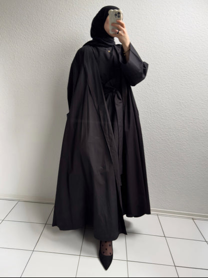 Cotton Abaya - Schwarz