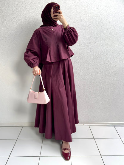 Rosaline Zweiteiler - Bordeaux