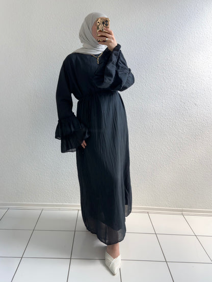 Cotton Rosalie Kleid - Schwarz