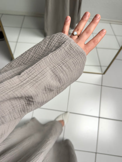 Musselin Belle Abaya - Beige