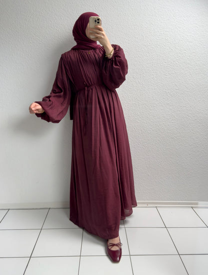 Lumière Kleid - Bordeaux