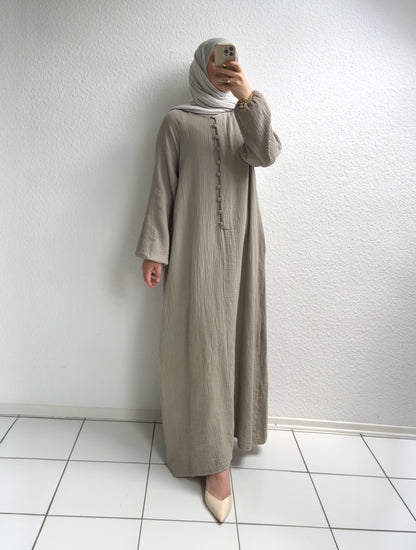 Musselin Sorel Kleid - Beige