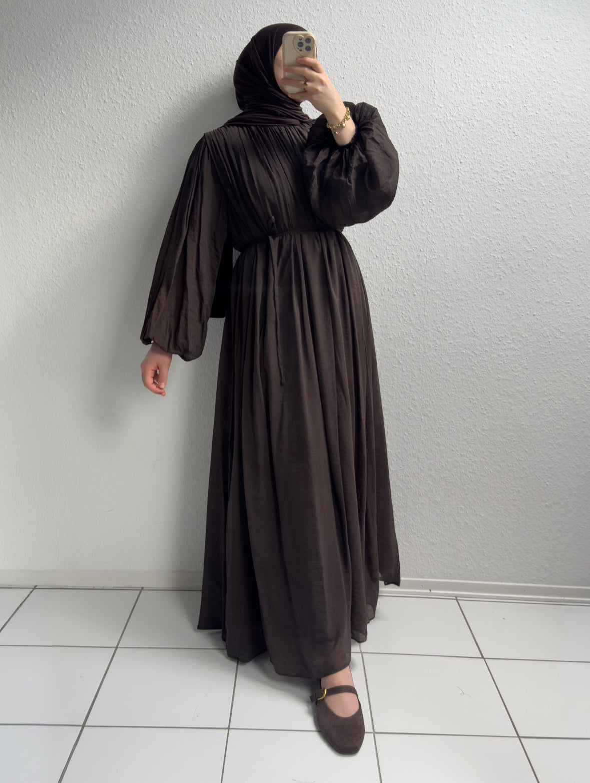 Lumière Kleid - Braun