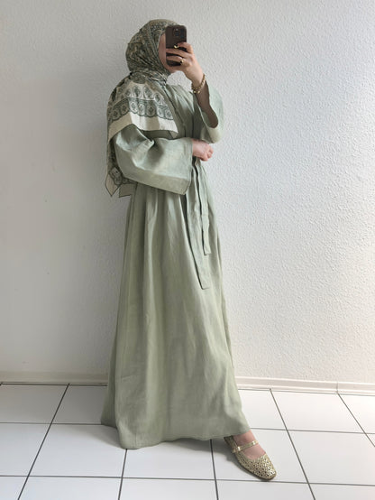 Bohème Kleid - Hellgrün