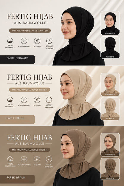 Cotton Fertig Hijab