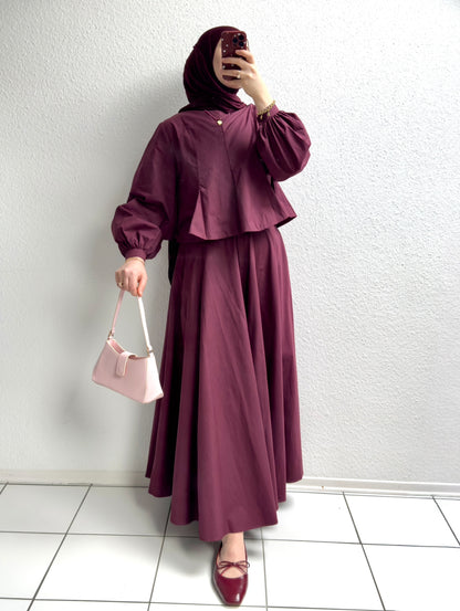 Rosaline Zweiteiler - Bordeaux