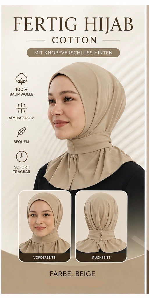 Cotton Fertig Hijab
