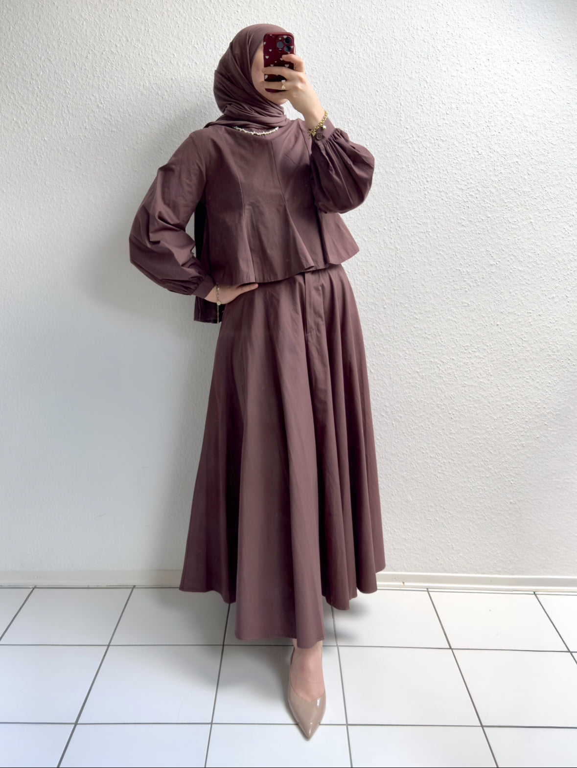 Rosaline Zweiteiler - Pflaume