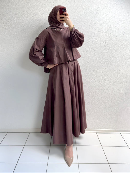 Rosaline Zweiteiler - Pflaume