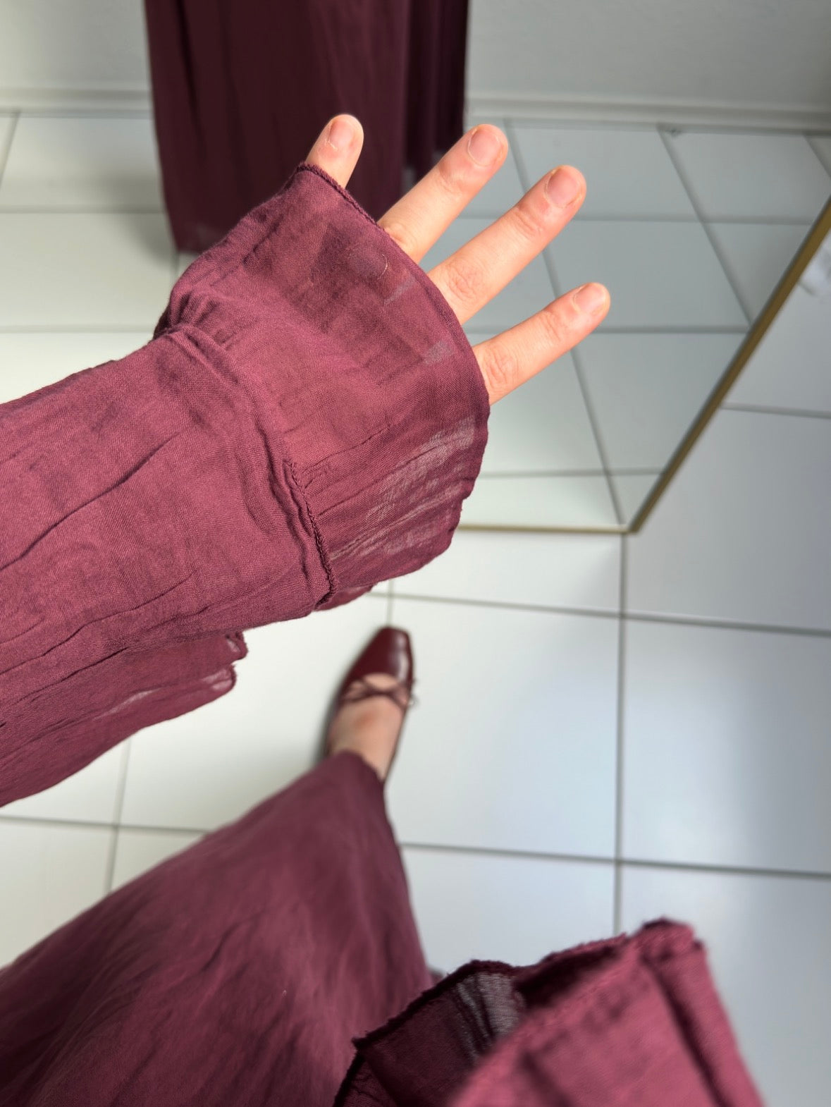 Cotton Rosalie Kleid - Rot