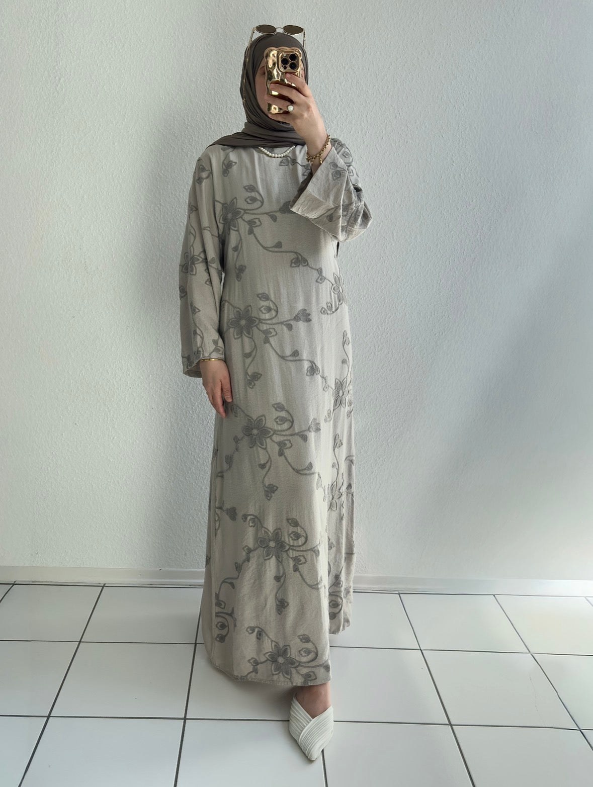 Viskose Blumenkleid - STD(36-44)