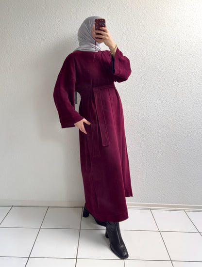 Mova Basic Kleid - Bordeaux