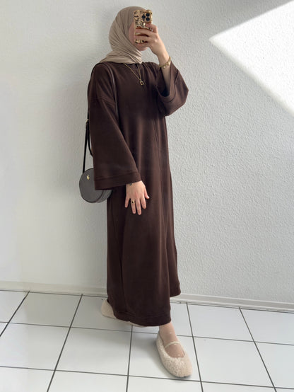 Mova Basic Kleid - Braun