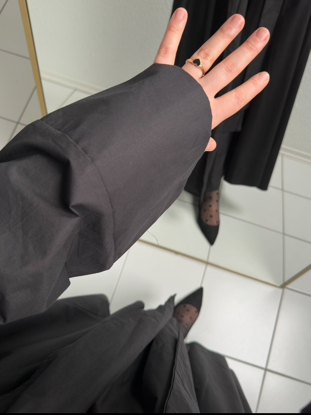 Cotton Abaya - Schwarz