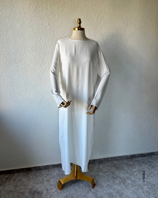 Uzunkollu Pamuklu Elbise Astarı-(Lange Ärmel Baumwolle Kleid Futter)
